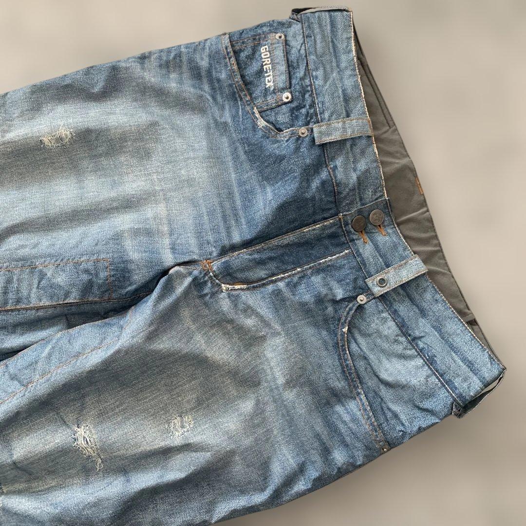 未使用級✨バートンBURTON GORE-TEXスノボウェアMメンズブルー