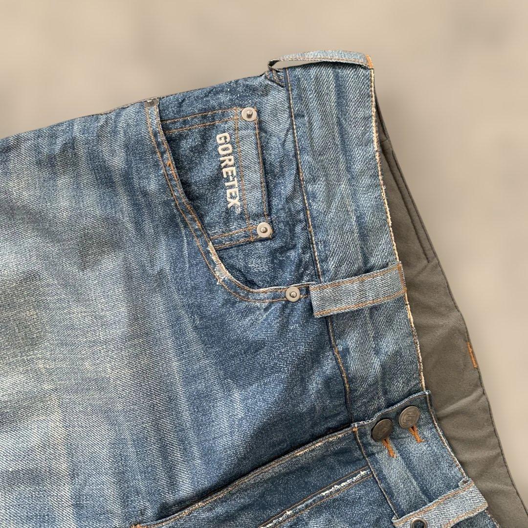 未使用級✨バートンBURTON GORE-TEXスノボウェアMメンズブルー