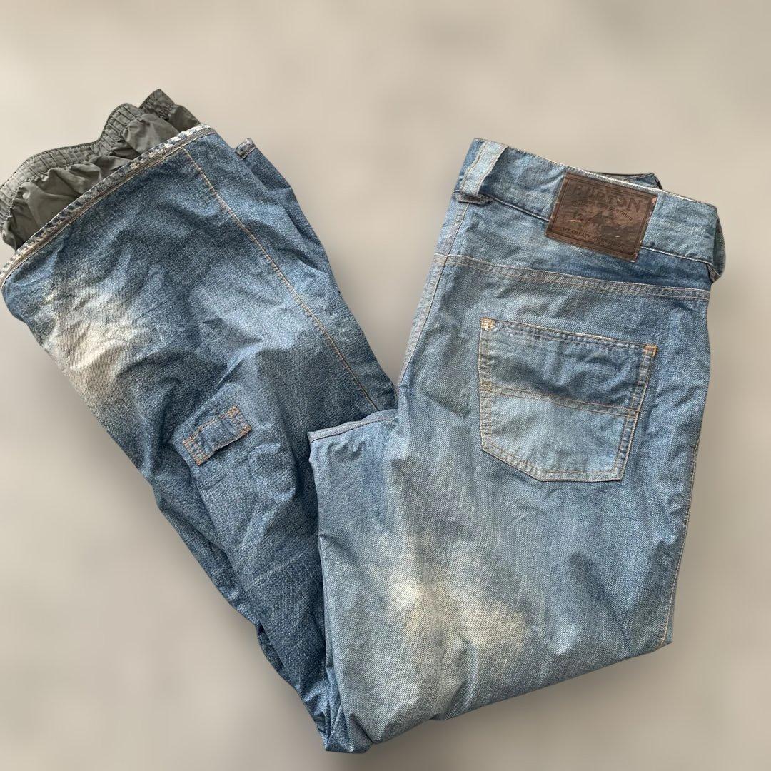 未使用級✨バートンBURTON GORE-TEXスノボウェアMメンズブルー