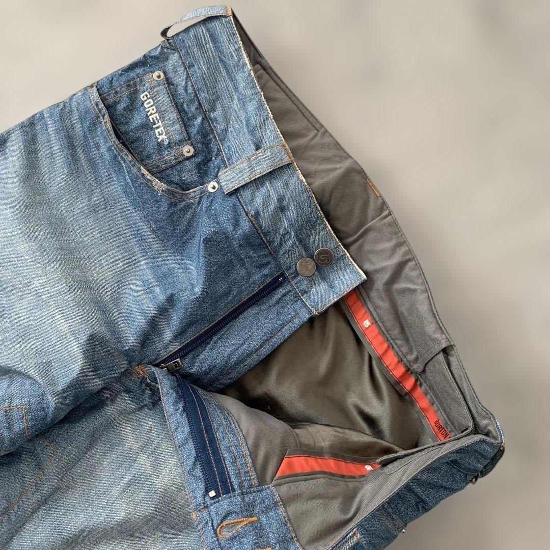 未使用級✨バートンBURTON GORE-TEXスノボウェアMメンズブルー