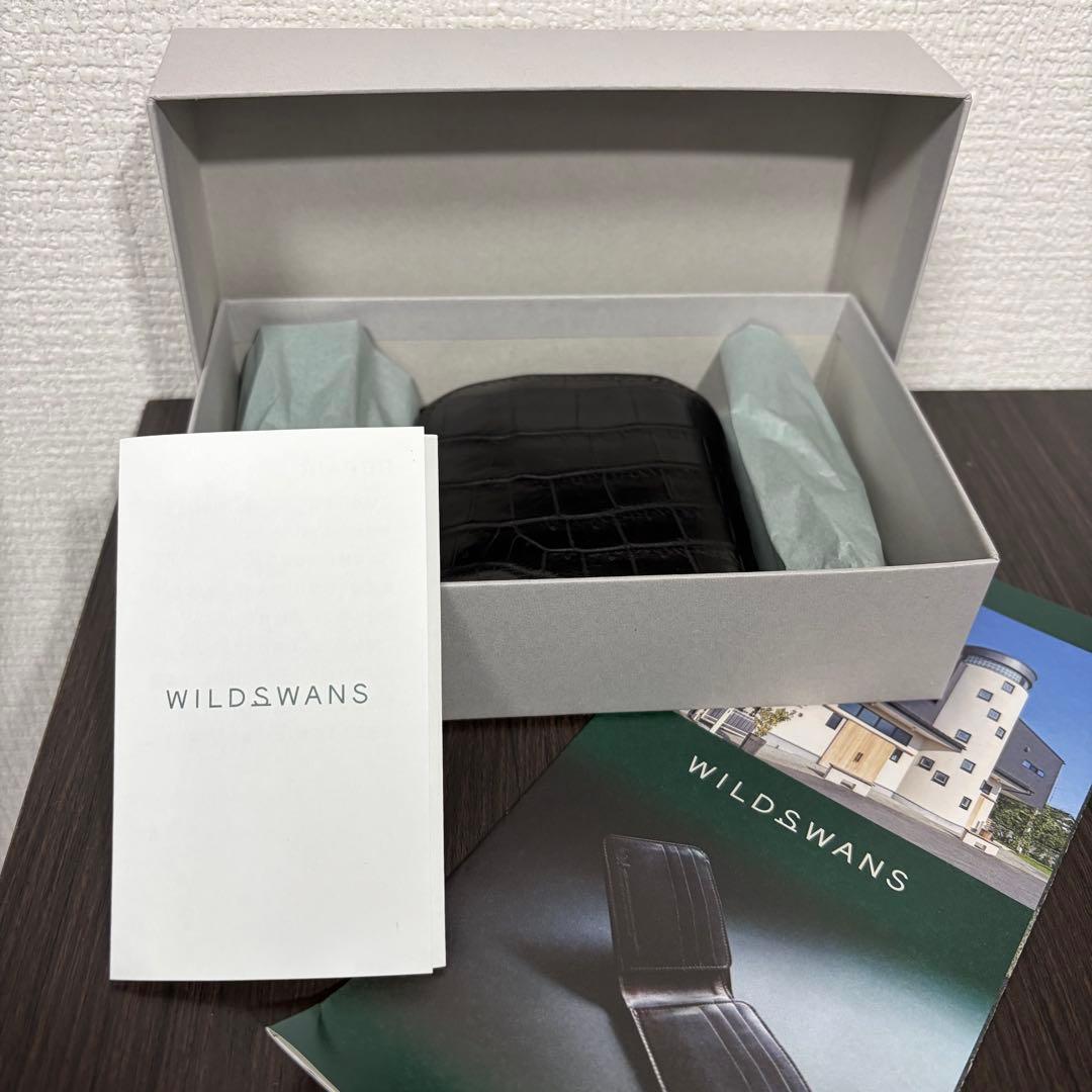 【美品】ワイルドスワンズ　CROCODILE / PALM-V2 ブラック