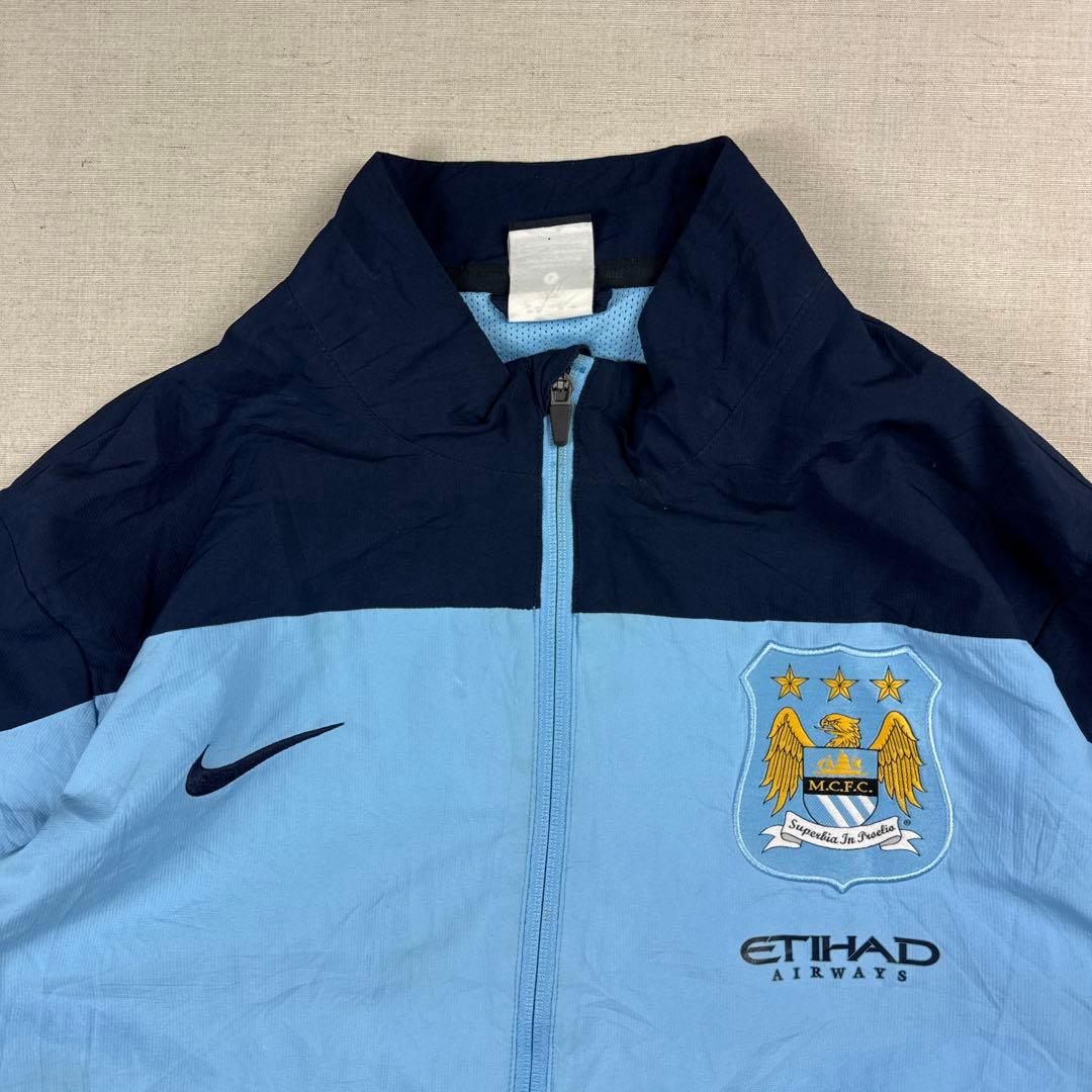 13-14 NIKE マンチェスターシティ サッカー ナイロンジャケット L