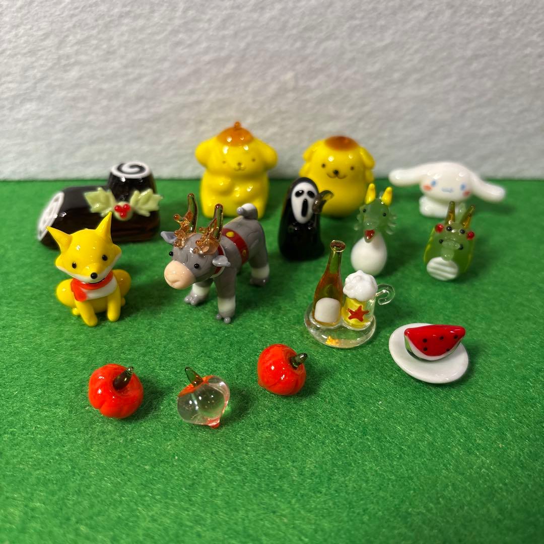 カナメ　ガラス細工　ミニチュア