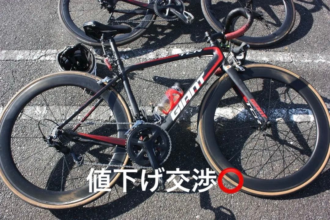 Giant tcr フレーム 10速用ホイール付き