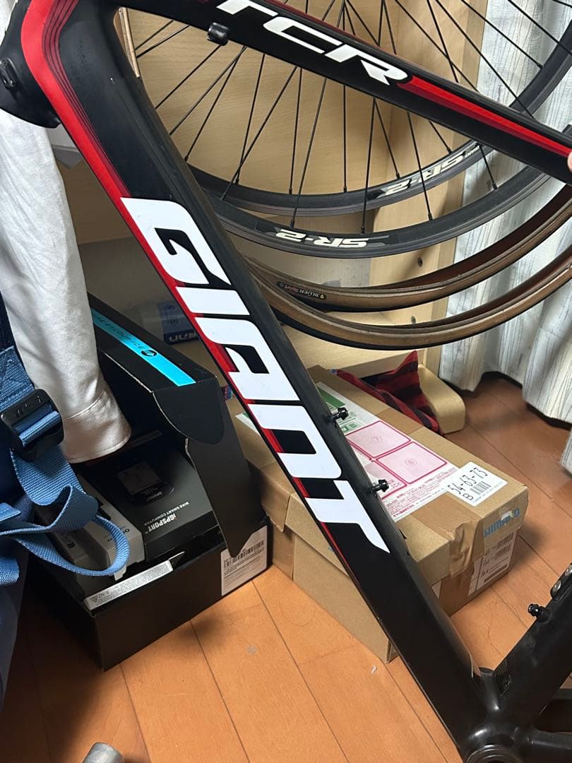Giant tcr フレーム 10速用ホイール付き