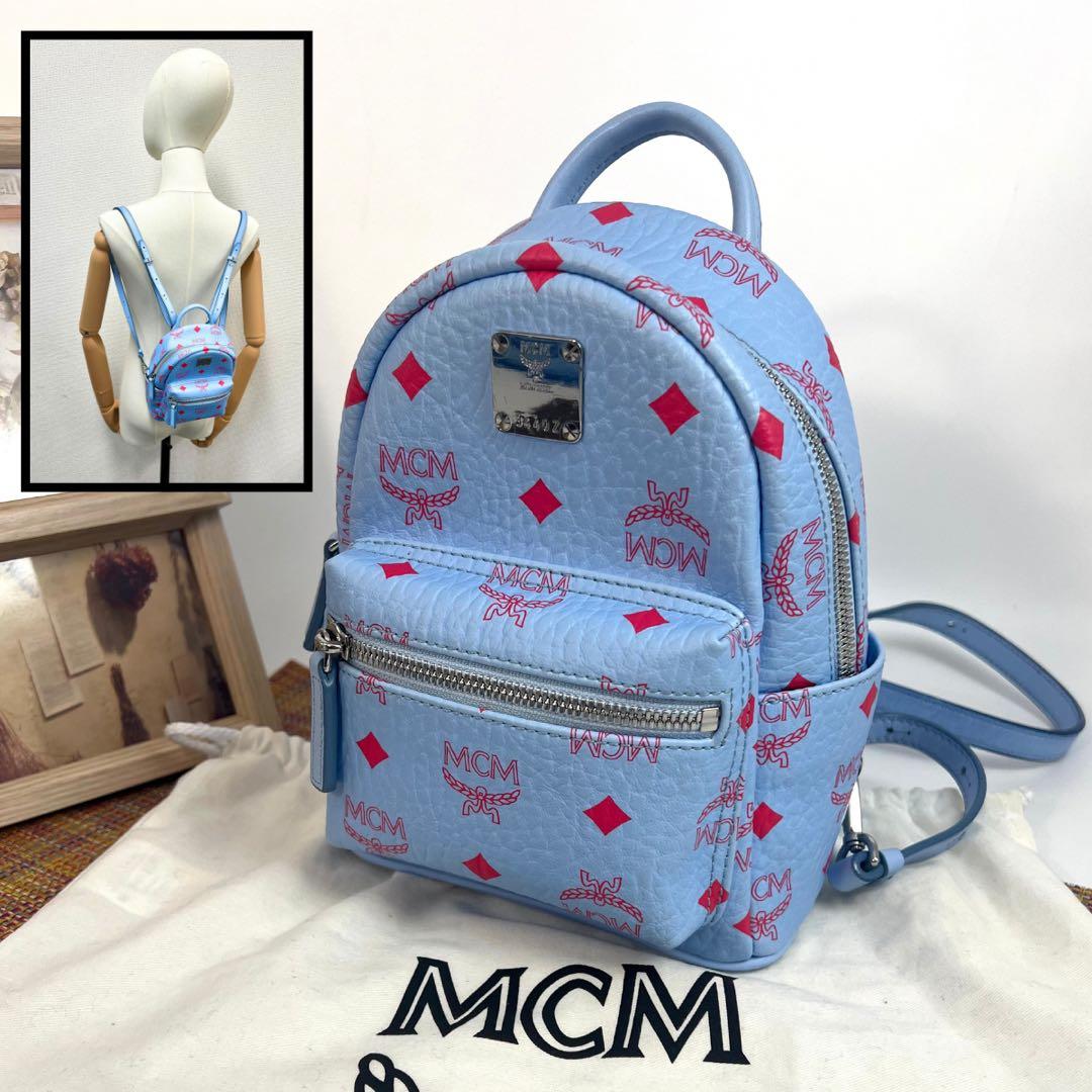 ✨極美品✨MCM エムシーエム ヴィセトス ミニレザーリュック バックパック