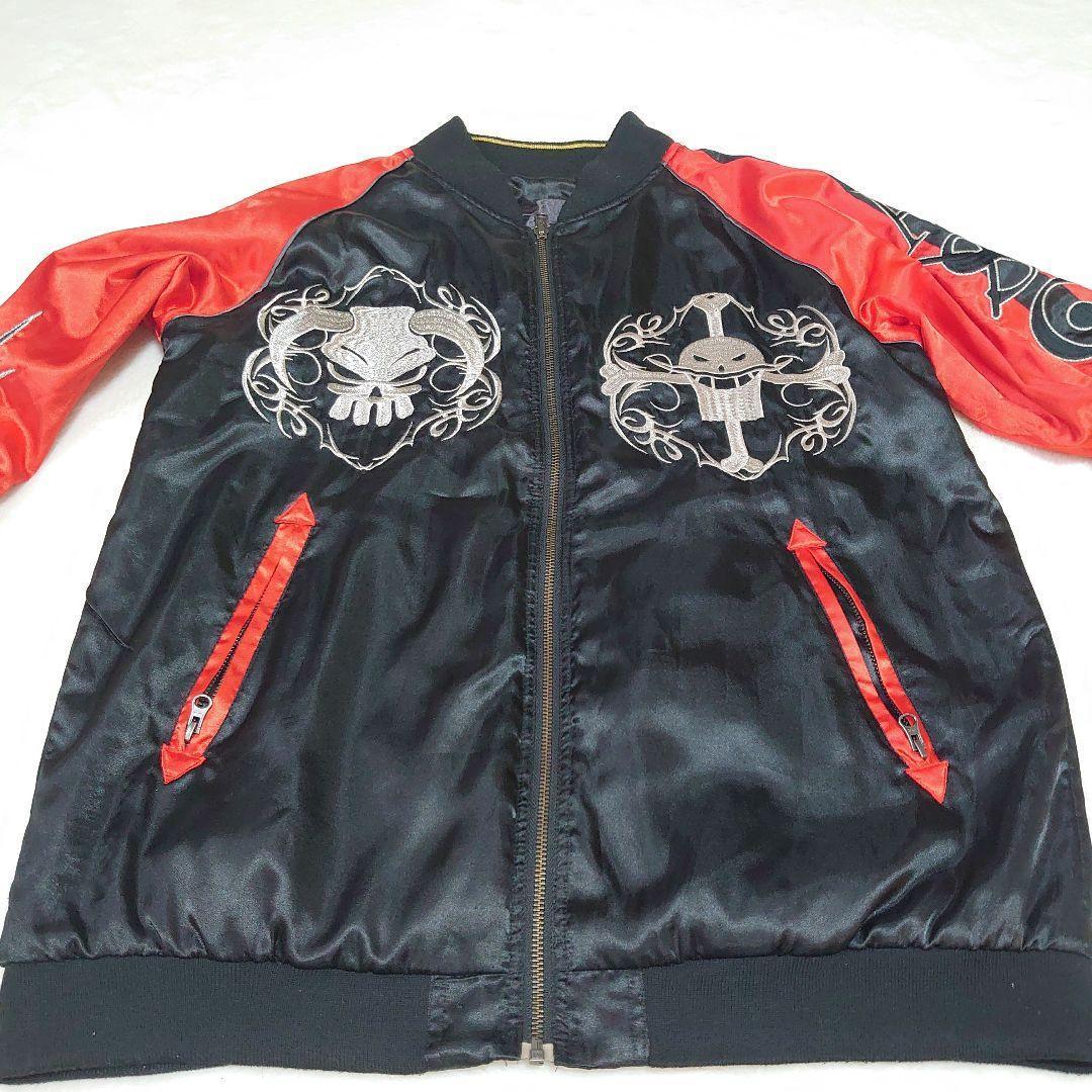 ✨激レア✨ONEPIECE ACE エース スカジャン リバーシブル XL 刺繍
