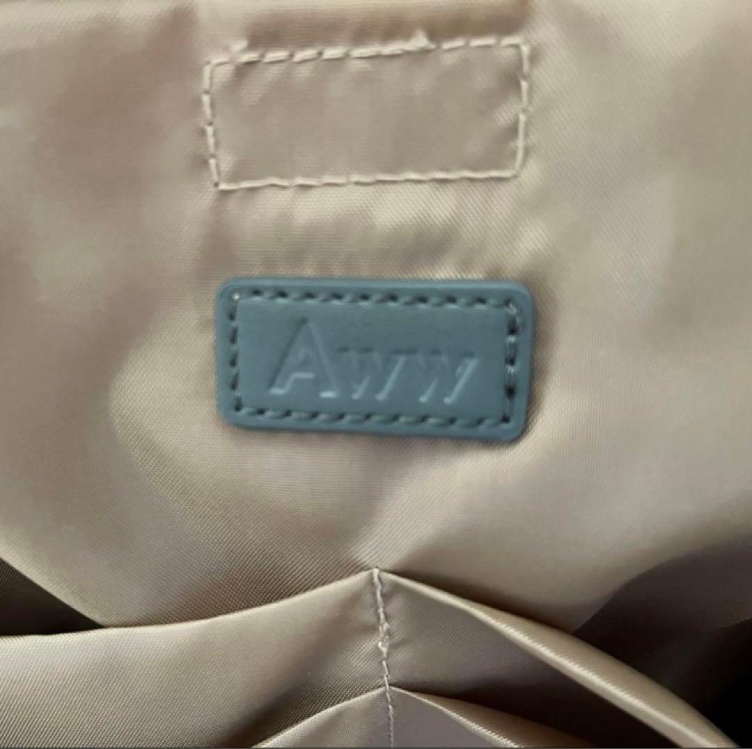 Aww ボストンバック　ベージュ