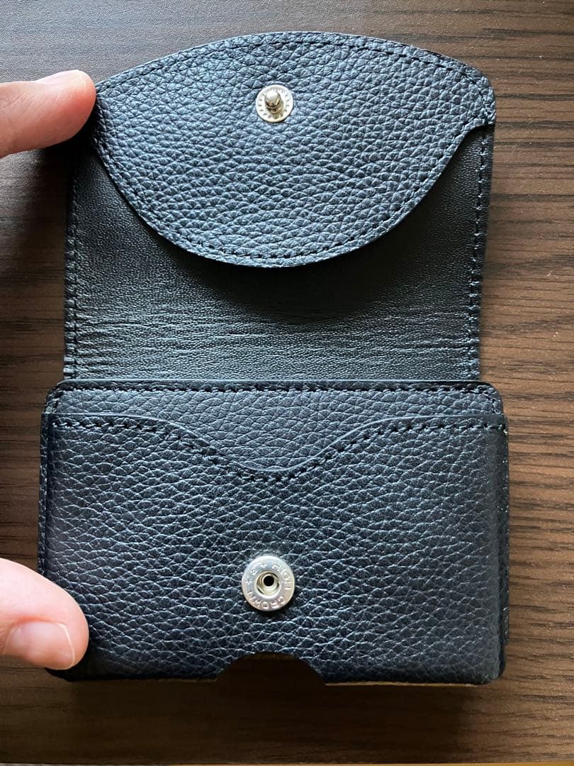 メゾンエスボンド Maison Shond 黒 レザー　財布