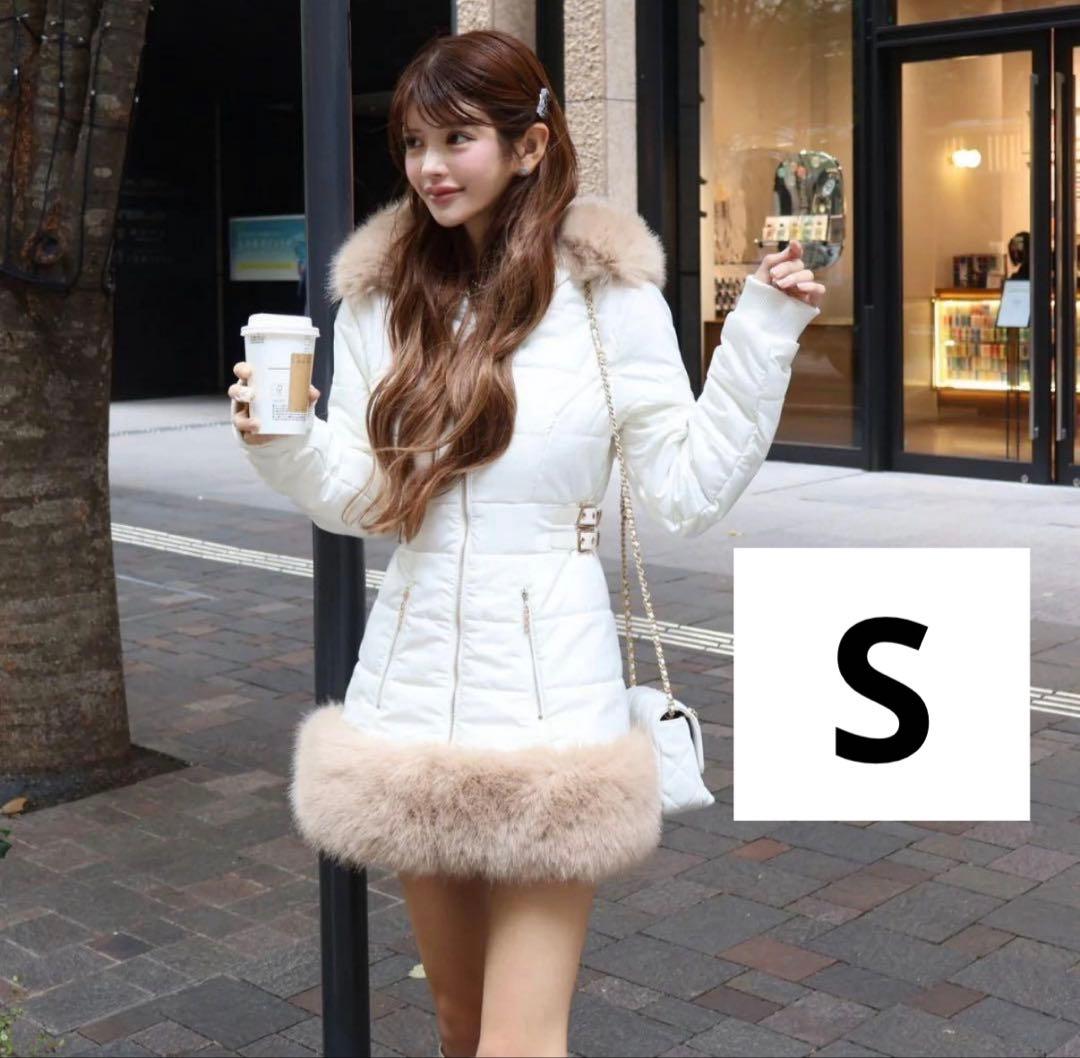 値下げ不可！ Randy Belted fur padded jacket S