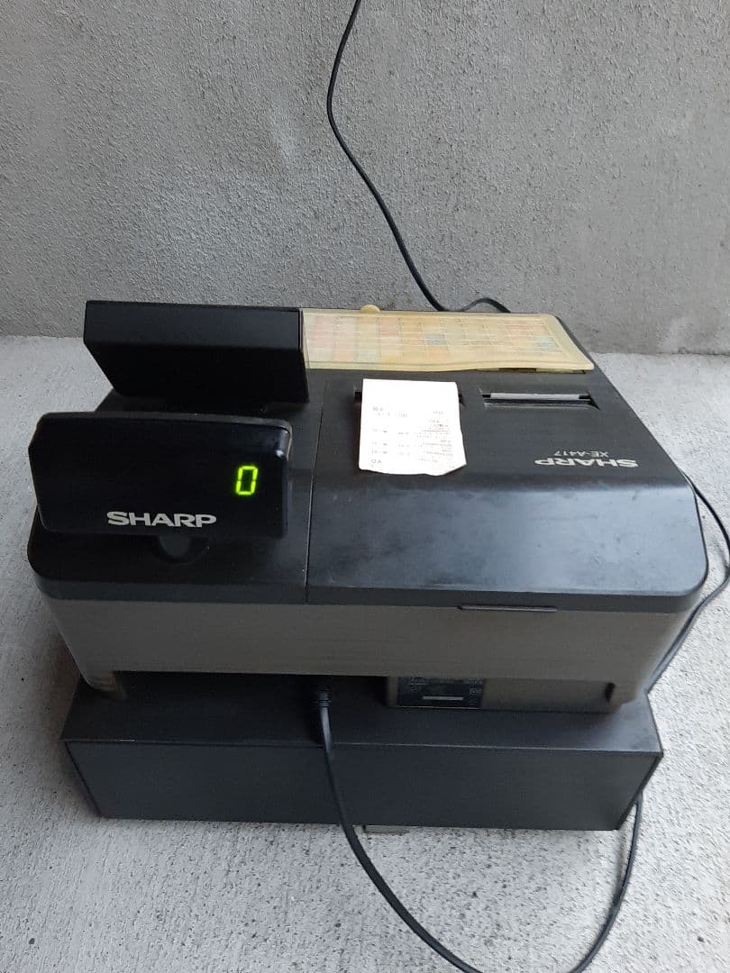 【中古品】SHARPレジスター XE-A417-B