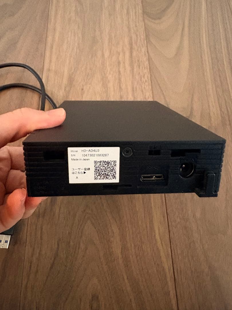最終値下/BUFFALO HD-AD4U3 4TB 外付けHDD