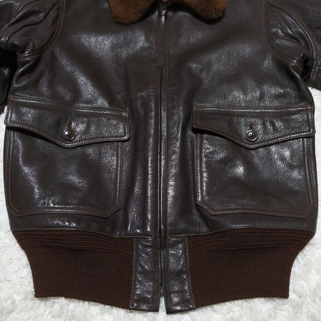 Buzz Rickson's♦G-1 ゴートスキン フライトジャケット 茶 36