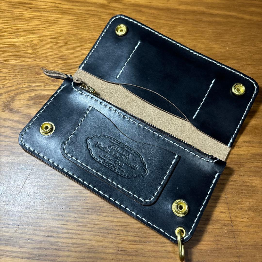 ラムショベ　2層ロング　フリーポケット付き　糸 ホワイト