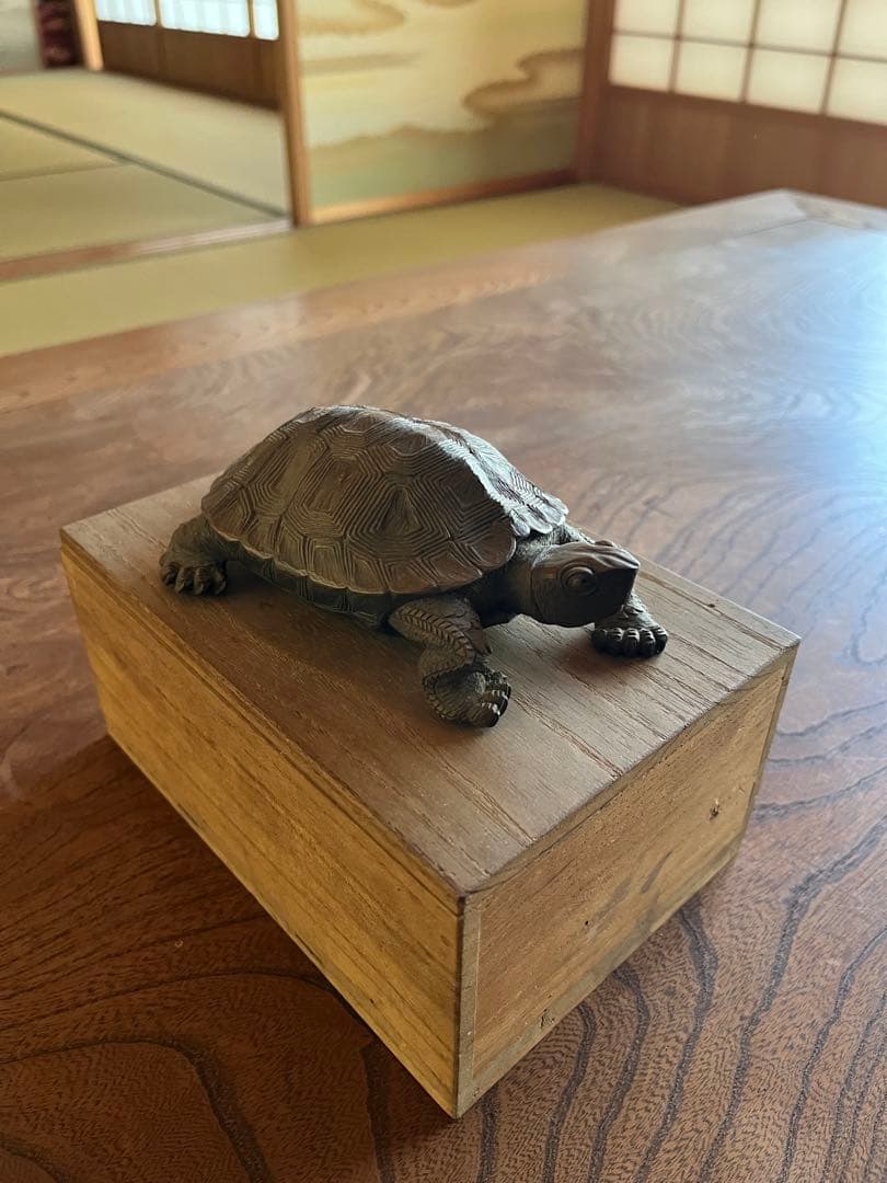 K*u様 木彫りの亀