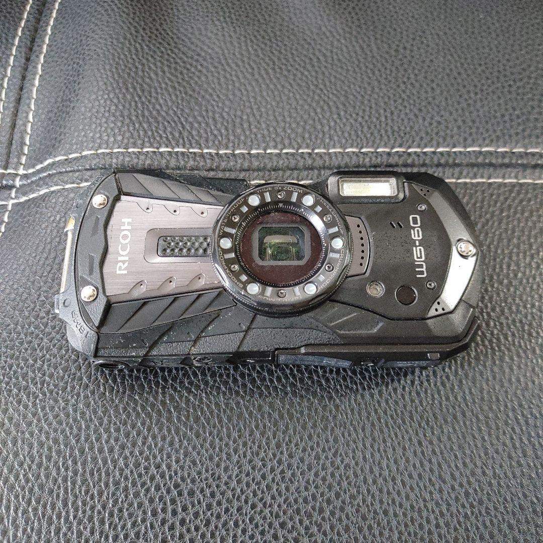 RICOH WG-60 ブラック 【動作確認済】防水・耐衝撃 デジタルカメラ