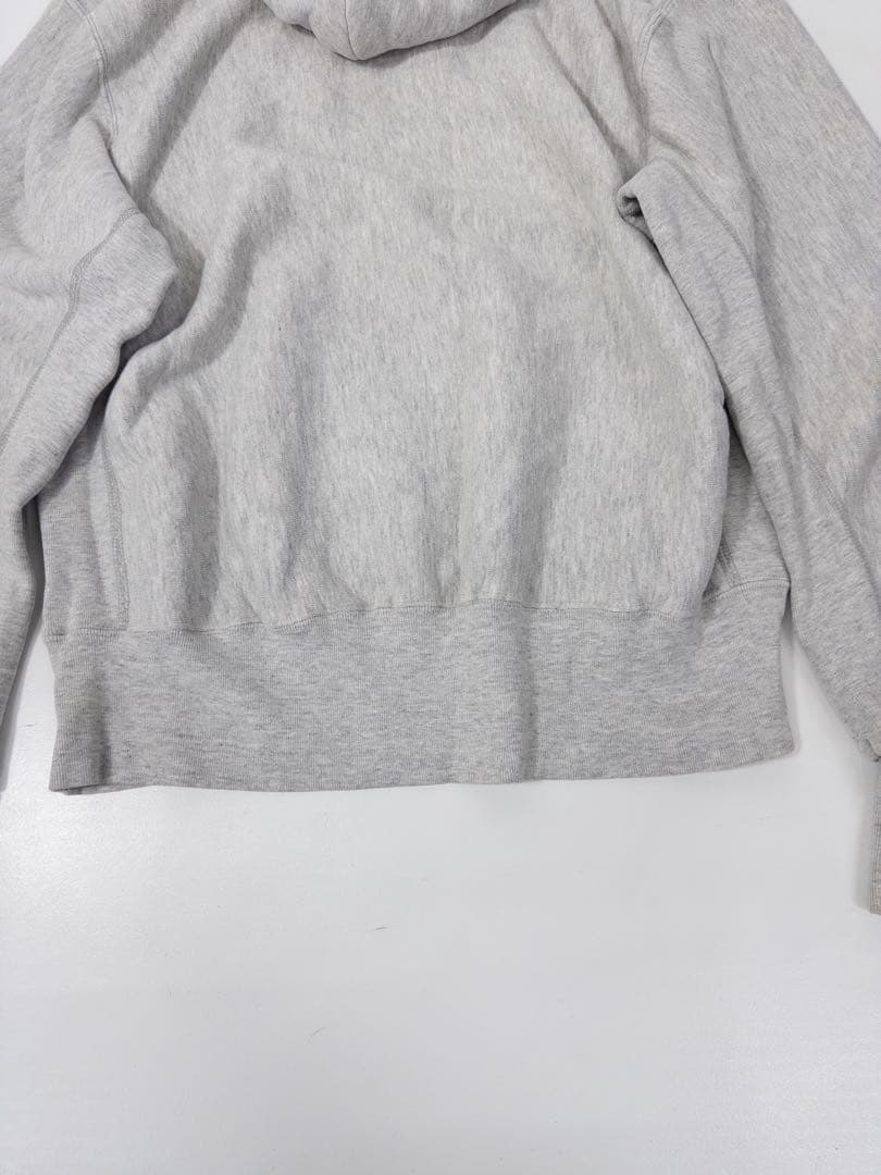 90s USA製 MVP 2段プリント リバースウィーブ　フーディ パーカー