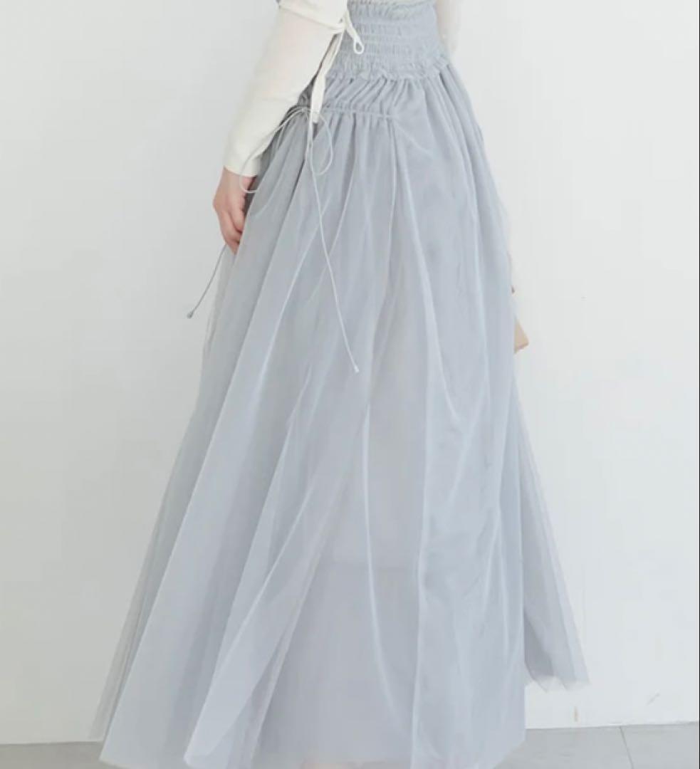 snidel【Chacott】Sustainableチュールスカート