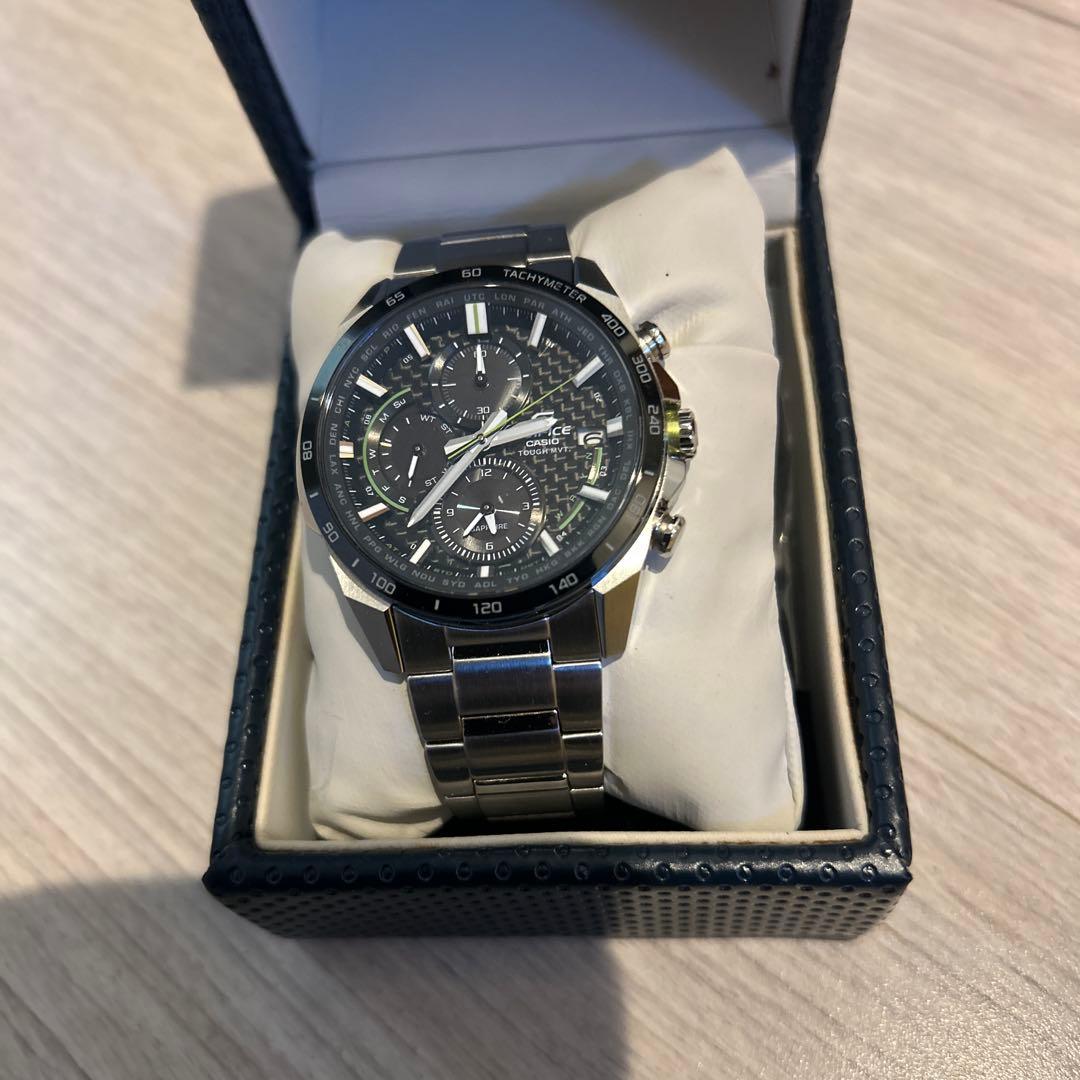 m*n様 EDIFICE クロノグラフ ブラック