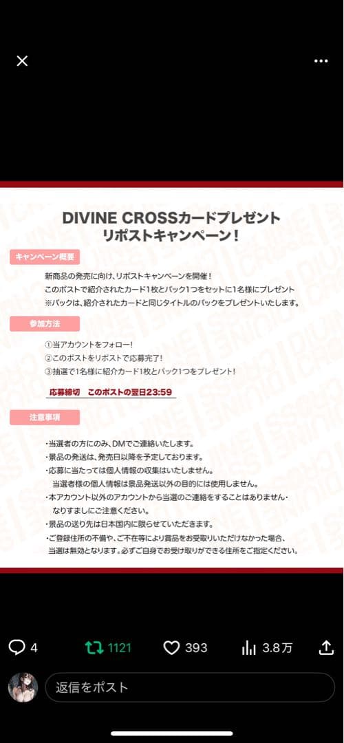DIVINE CROSS ディヴァインクロス　廃深シリーズ　X限定版