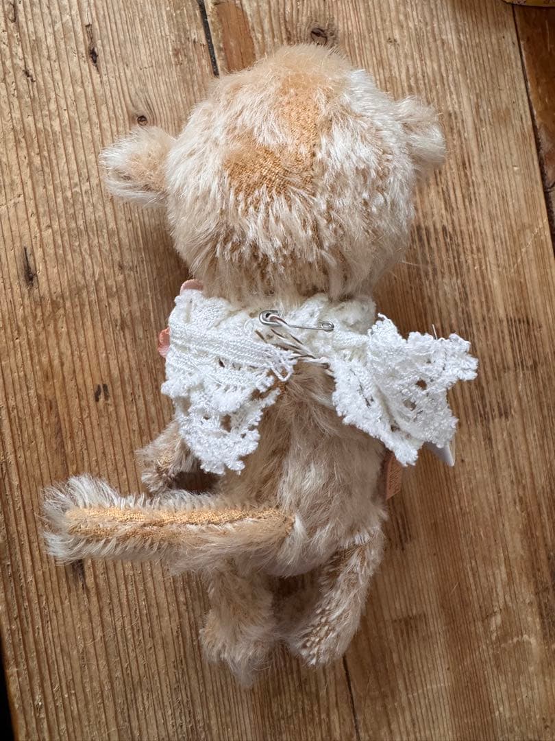 ハンドメイド作家hacodecoさん　猫ネコ&ネズミちゃんアンティークドール