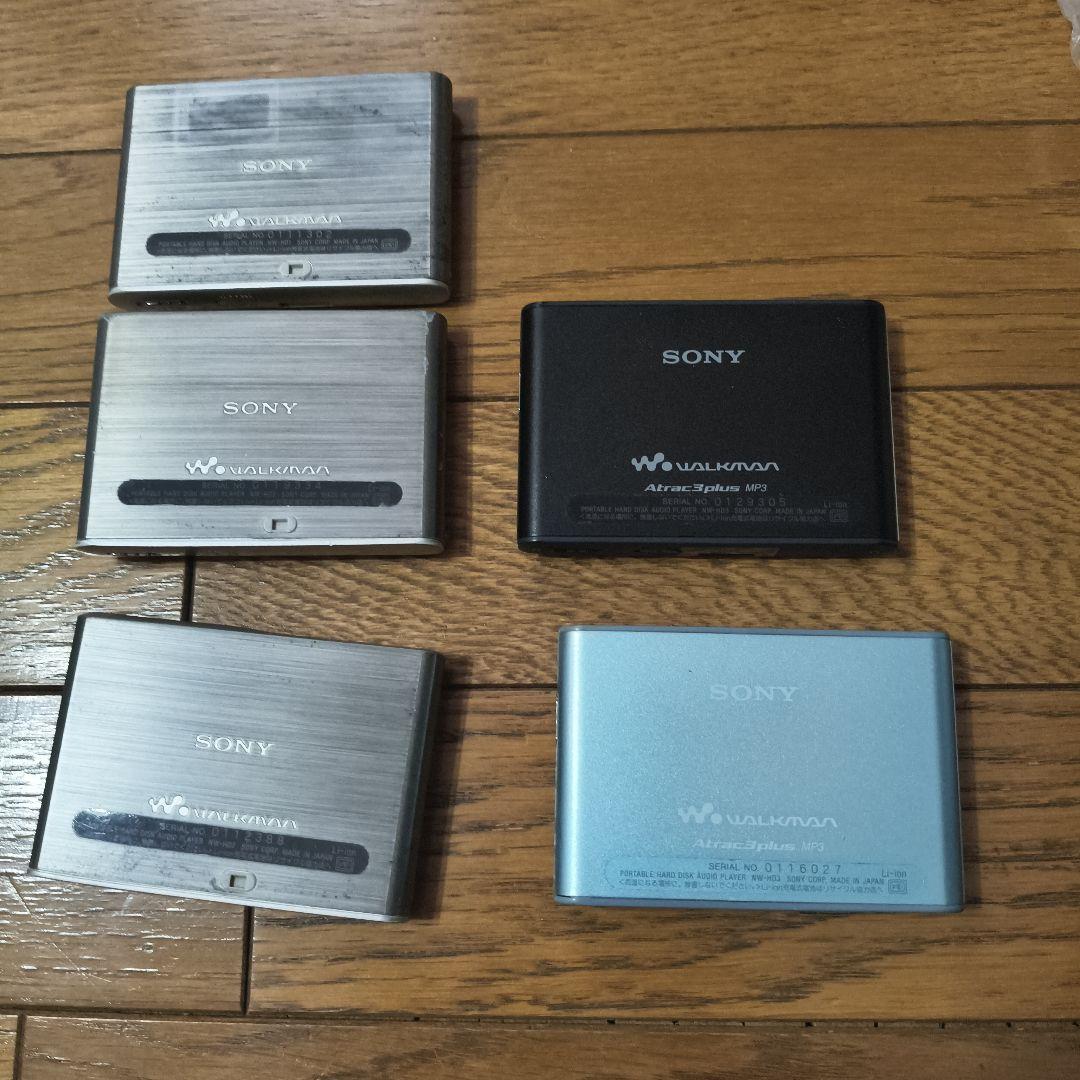 動作未確認　SONY NＷ-HD3 と2と1合計5ネットワーク　ウォークマン