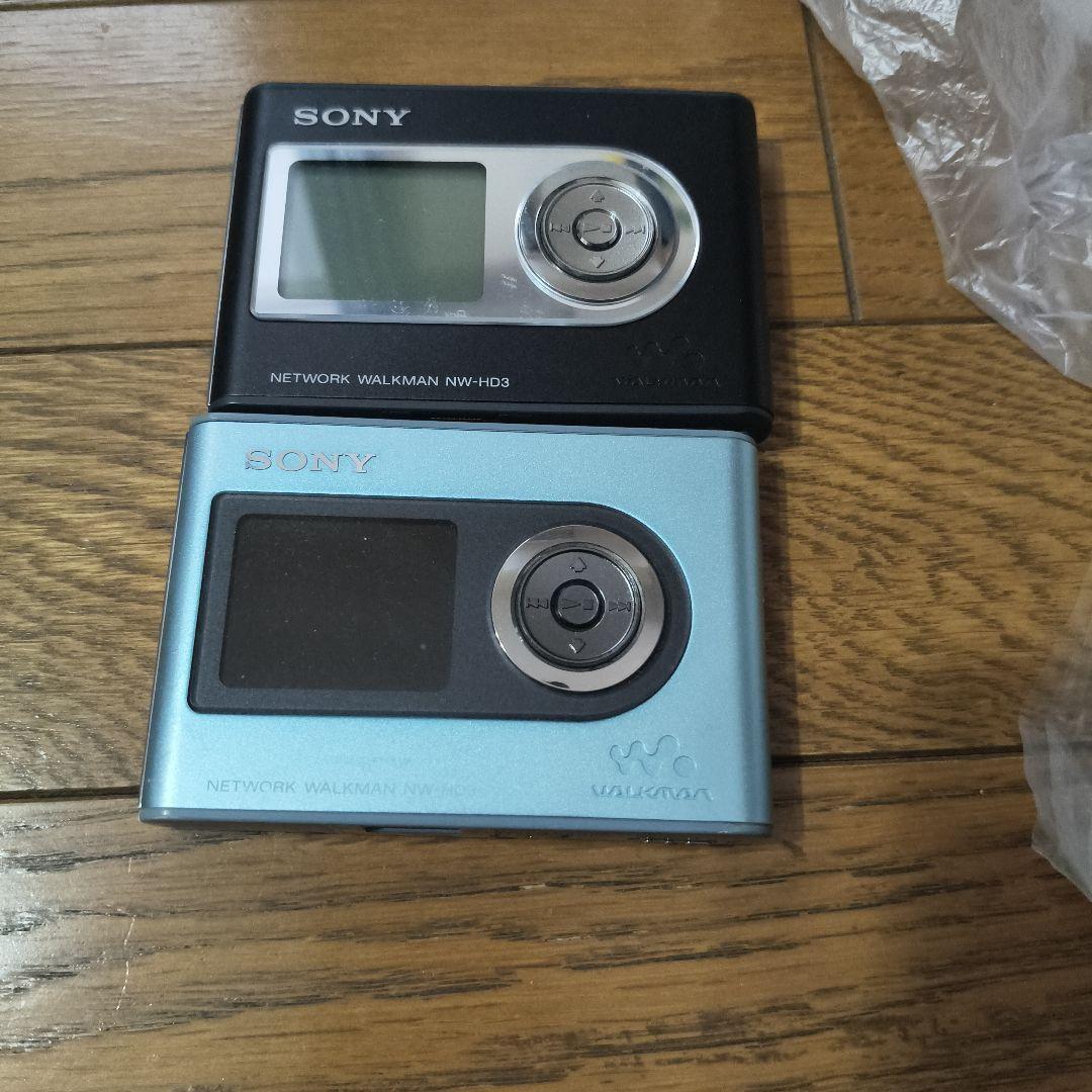 動作未確認　SONY NＷ-HD3 と2と1合計5ネットワーク　ウォークマン