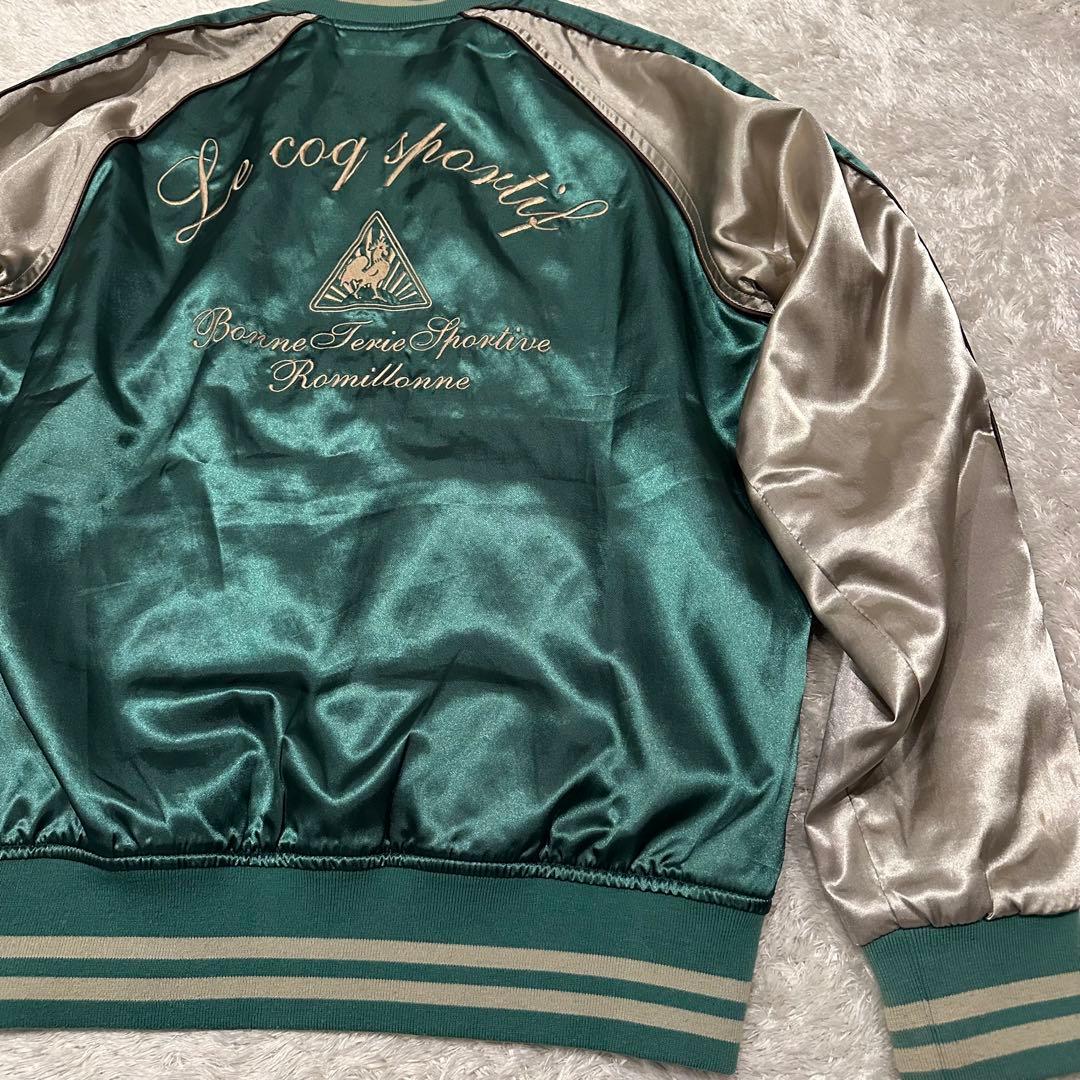 ルコック　スカジャン　ジャケット　スーベニア　メンズ　サイズM 刺繍　ロゴ