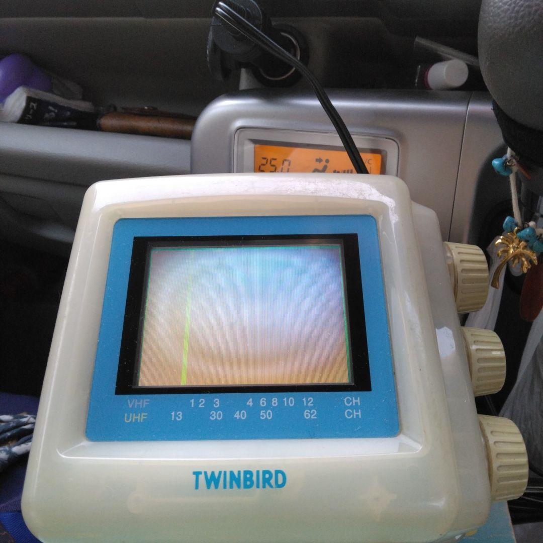 TWINBIRD ポータブルアナログテレビ　ラジオ 3.2型＆4型2コセット