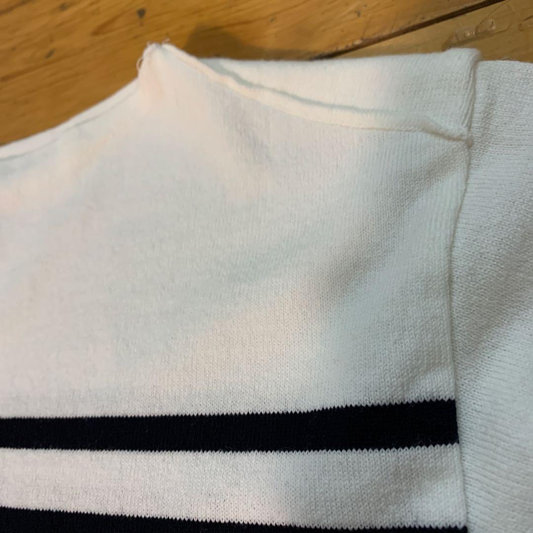 【MADISONBLUE 】BORDER BOAT NECK