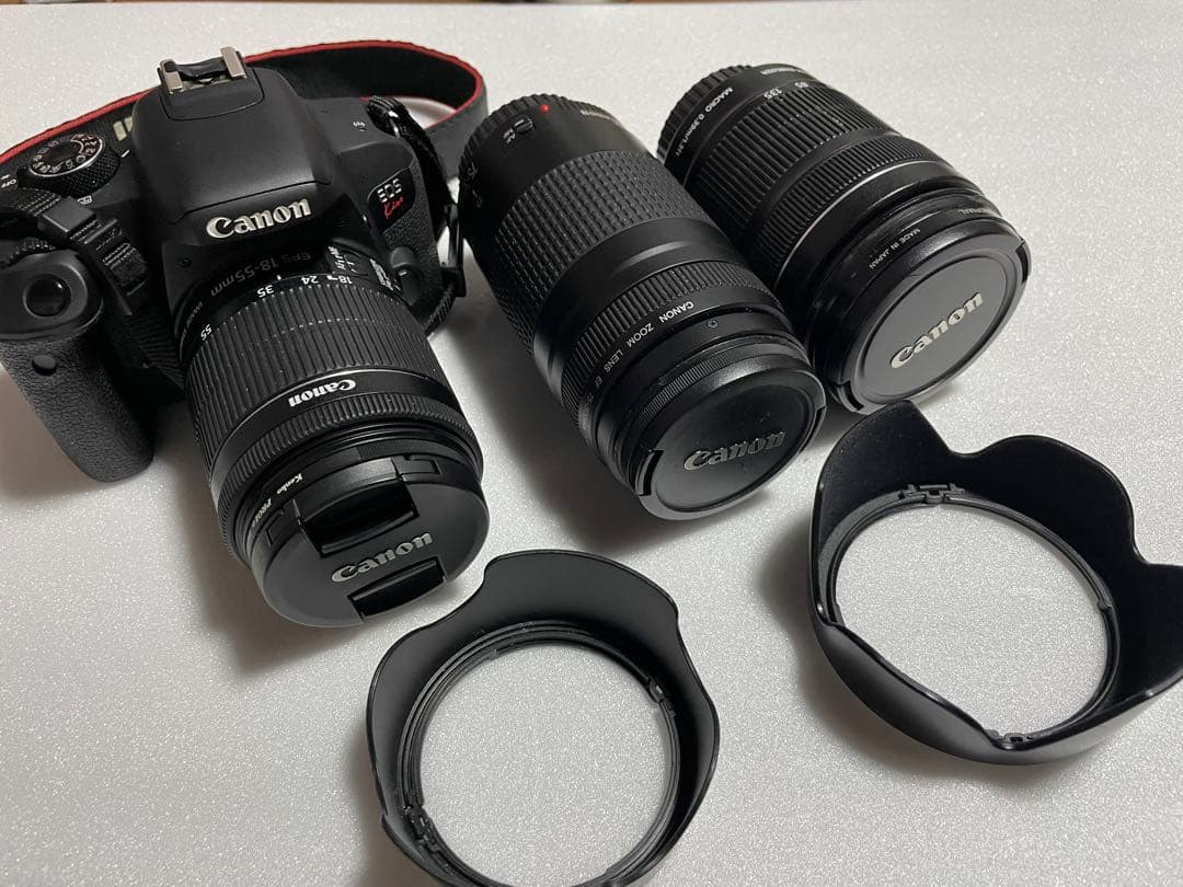 Canon Kiss X9i Wi-Fi対応レンズ３本セットＸ9i専用雑誌付
