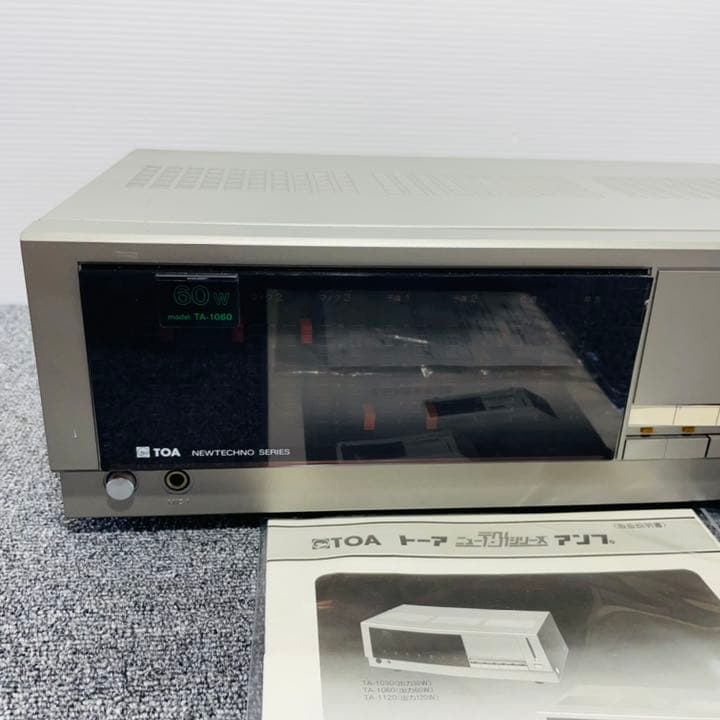 TOA アンプ　TA-1060 卓上型アンプ