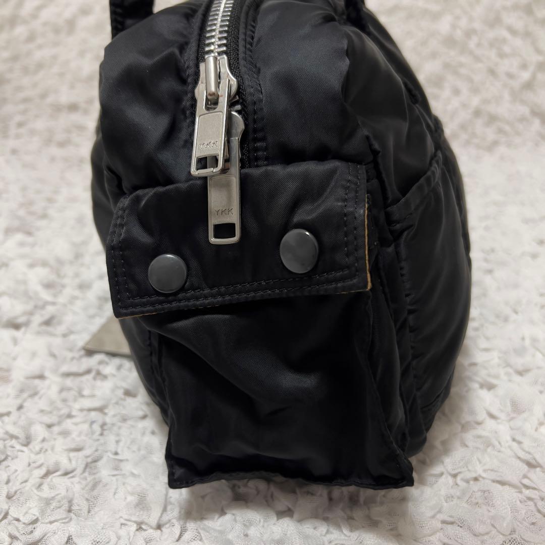 美品　ポーター　タンカー　ダッフルバッグ　ミニボストン　ブラック　ナイロン