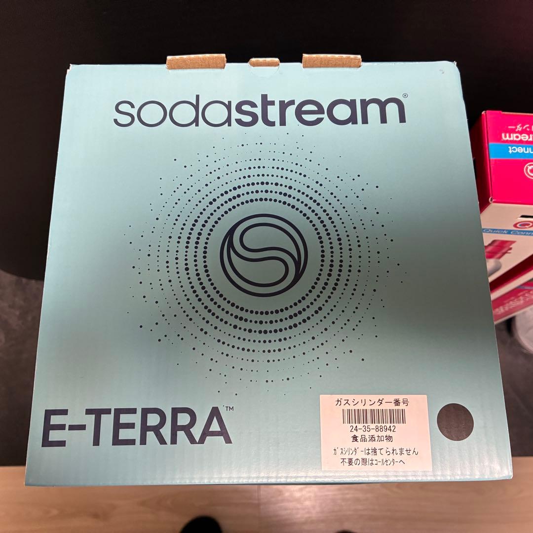 【新品】ソーダストリーム E-TERRA ガスシリンダー増量特別セット