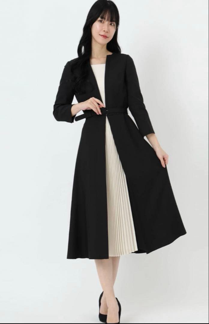 未使用　日本製　ストロベリーフィールズ センタープリーツワンピース　卒園入学式