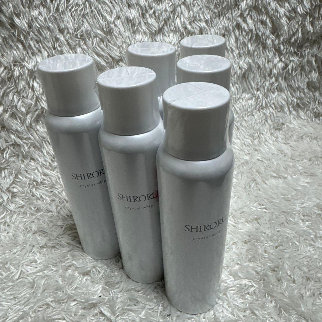 新品未開封 SHIRORU クリスタルホイップ 120g×6本炭酸