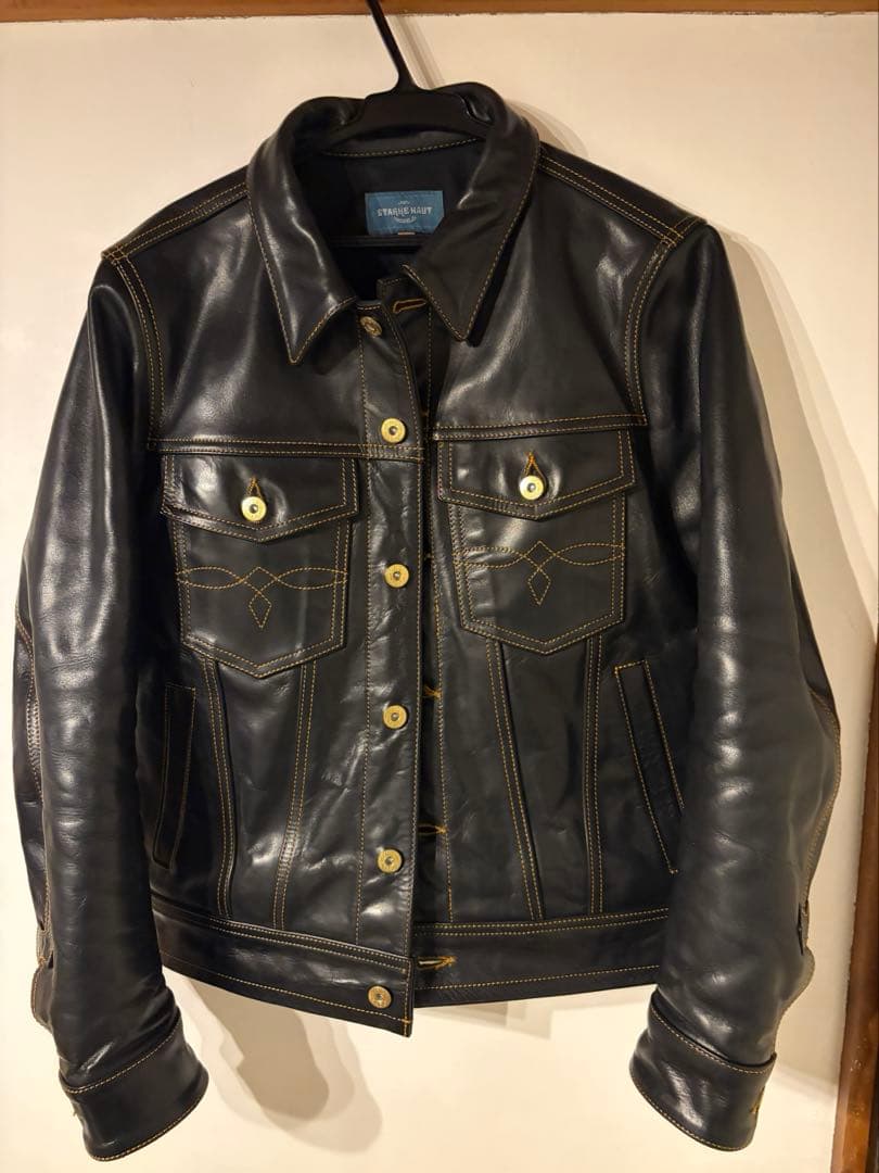 レザー　トラッカージャケット　ホースハイド