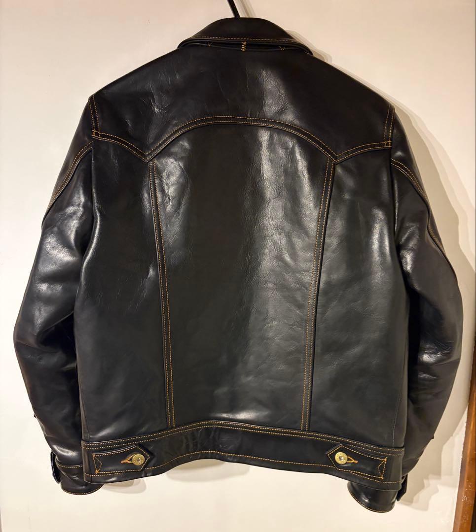 レザー　トラッカージャケット　ホースハイド