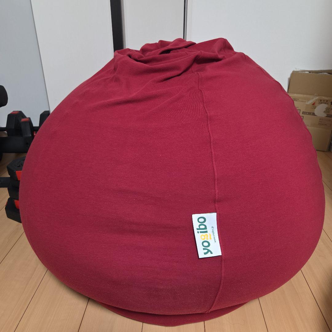 【引き取り希望】Yogibo drop 赤 補充ビーズセット