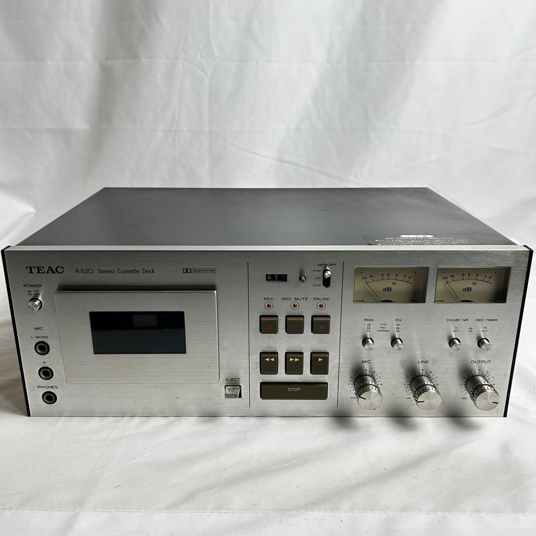 TEAC A-630 ステレオカセットデッキ