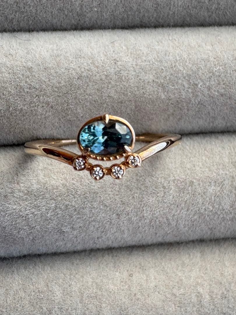 K10YG モンタナサファイアリング✨