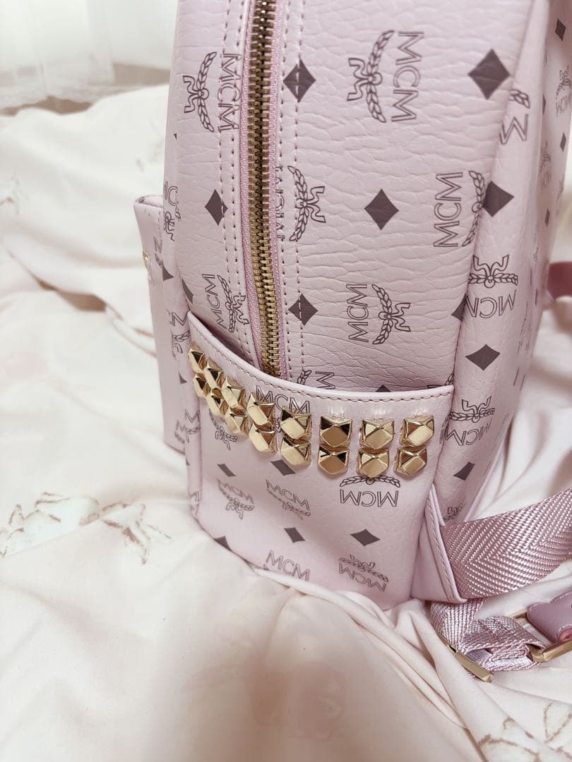 MCM リュック パウダーピンク Small S