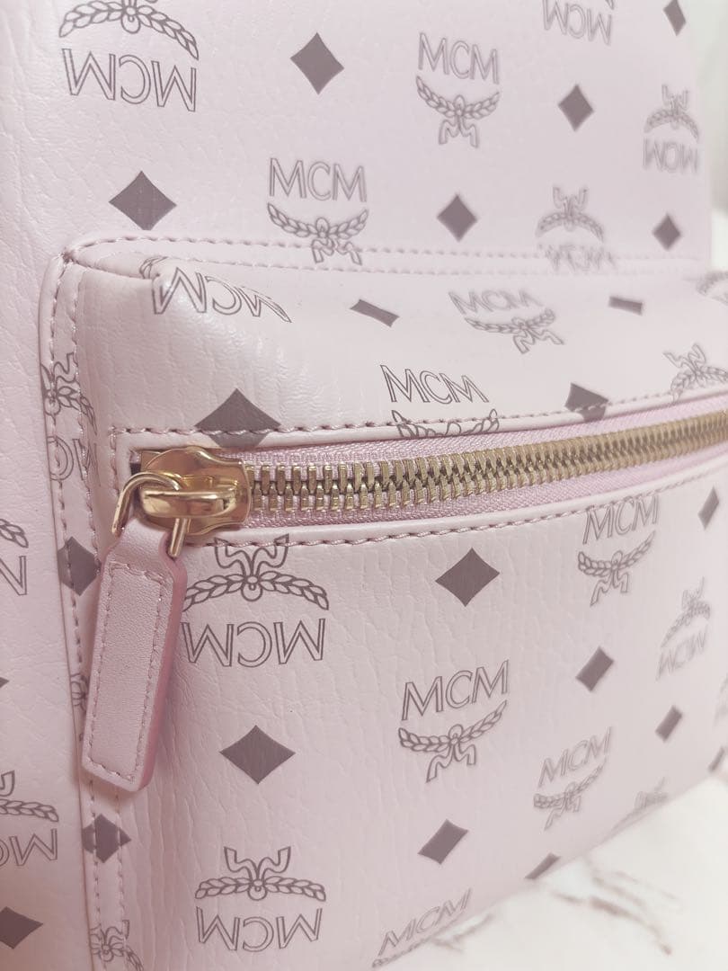 MCM リュック パウダーピンク Small S