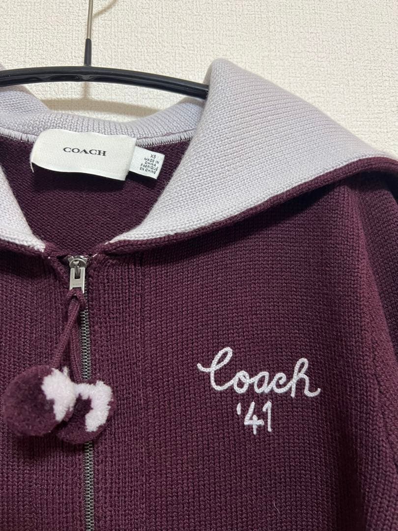 coach ニットカーディガン　パーカー