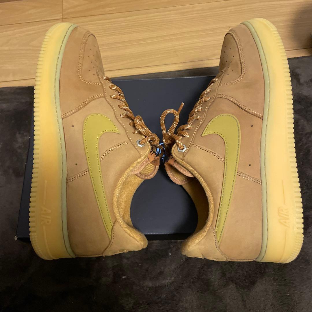 Nike Air Force 1 ブラウン スニーカー　ウィート　29.0