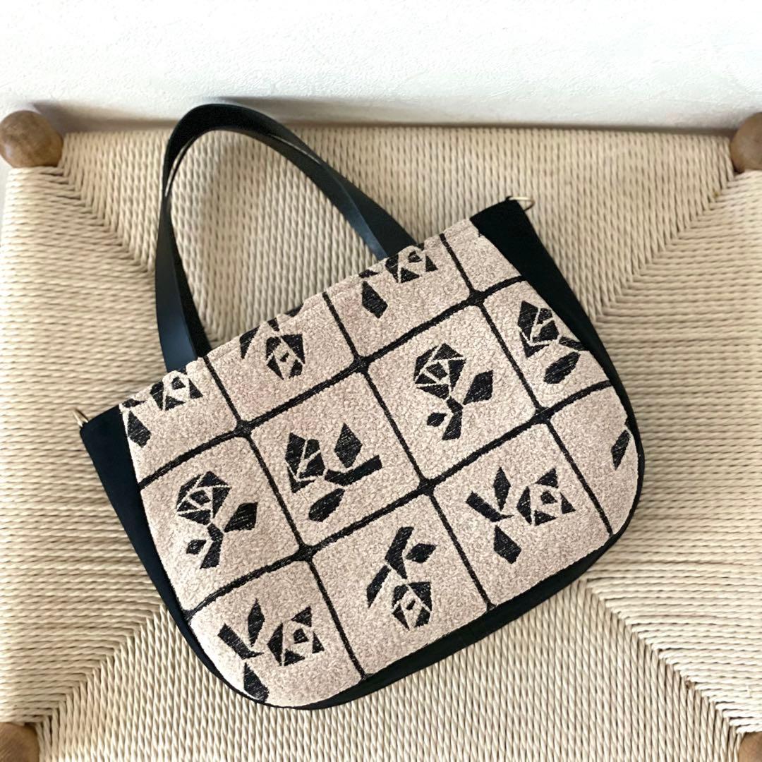 ⚮̈ミナペルホネン　もっとかくれんぼトート　Lulu beige（large）