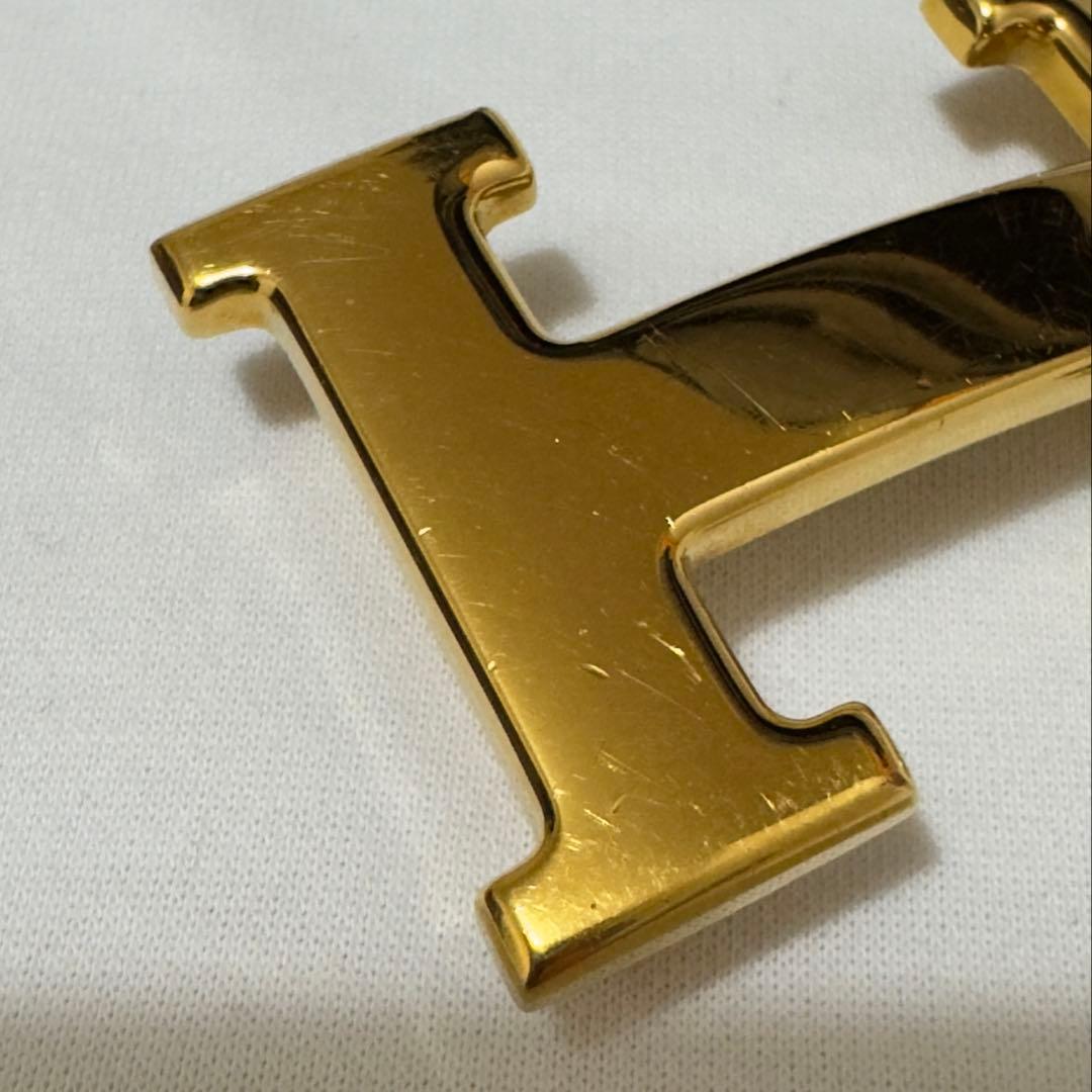 ネイビー エルメス ベルト コンスタンス ゴールド リバーシブル hermes