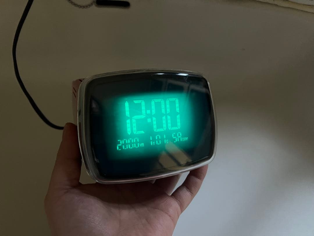 VFDクロック　スペースエイジ　ミッドセンチュリー　ブリオンベガ　時計