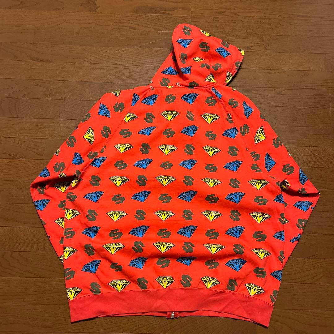 専用‼️billionaire boys club ダイヤモンド柄フルジップ