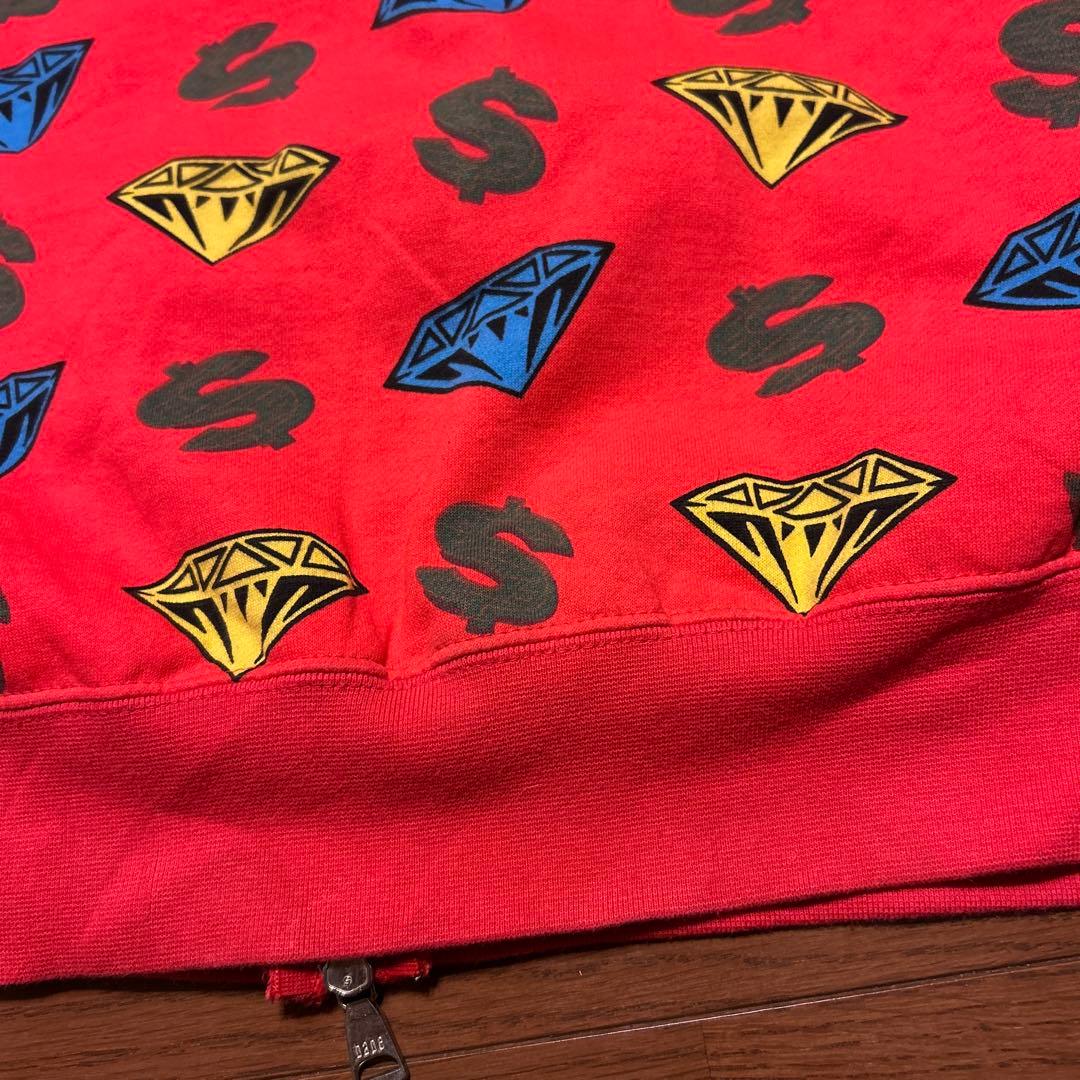 専用‼️billionaire boys club ダイヤモンド柄フルジップ